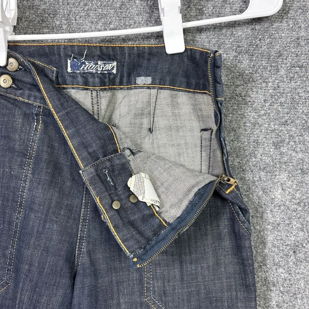 Hudson Jeans Womens Size 26 Wide Leg Utility Pockets Trousers - Picture 10 of 13
